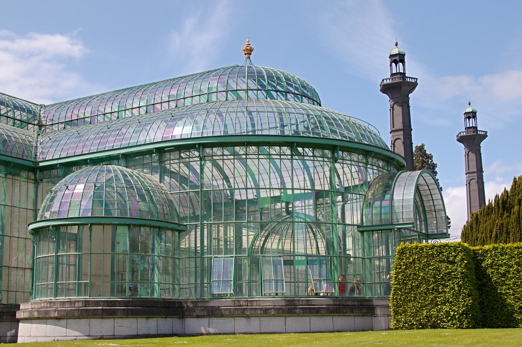 Serres royales de Laeken Koninklijke laken Koninklijk belgie serre kasteel hdr art nouveau tuin bloemen bloem architect Alphonse Balat Koning Leopold II plantencollectie